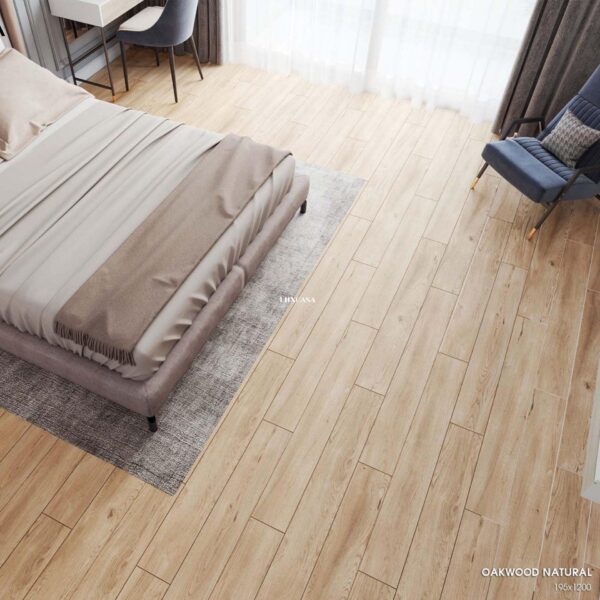 Gạch giả gỗ 195X1200 LUOAK WOOD NATURAL