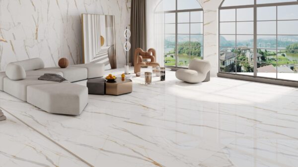 gạch lát sàn siêu bóng LUESW141