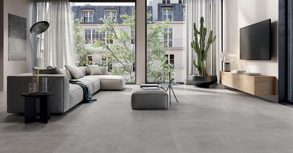 Mẫu gạch lát nền phòng khách 60x60