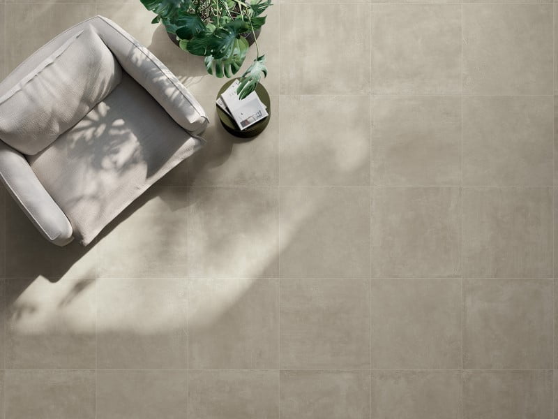 Gạch 80x80 xi măng rất phù hợp để tạo ra một phong cách wabi sabi đúng nghĩa
