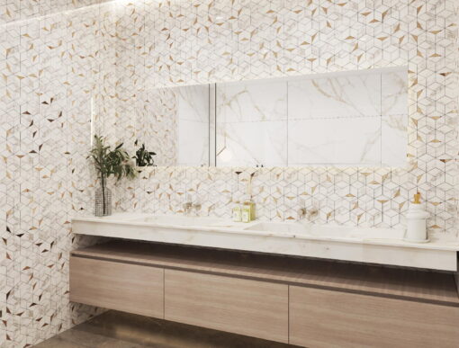 mosaic lục giác 14