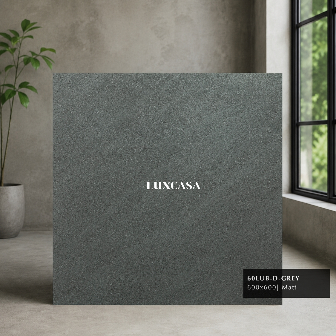 Gạch gỉa đá 600x600 60LUB-D-GREY