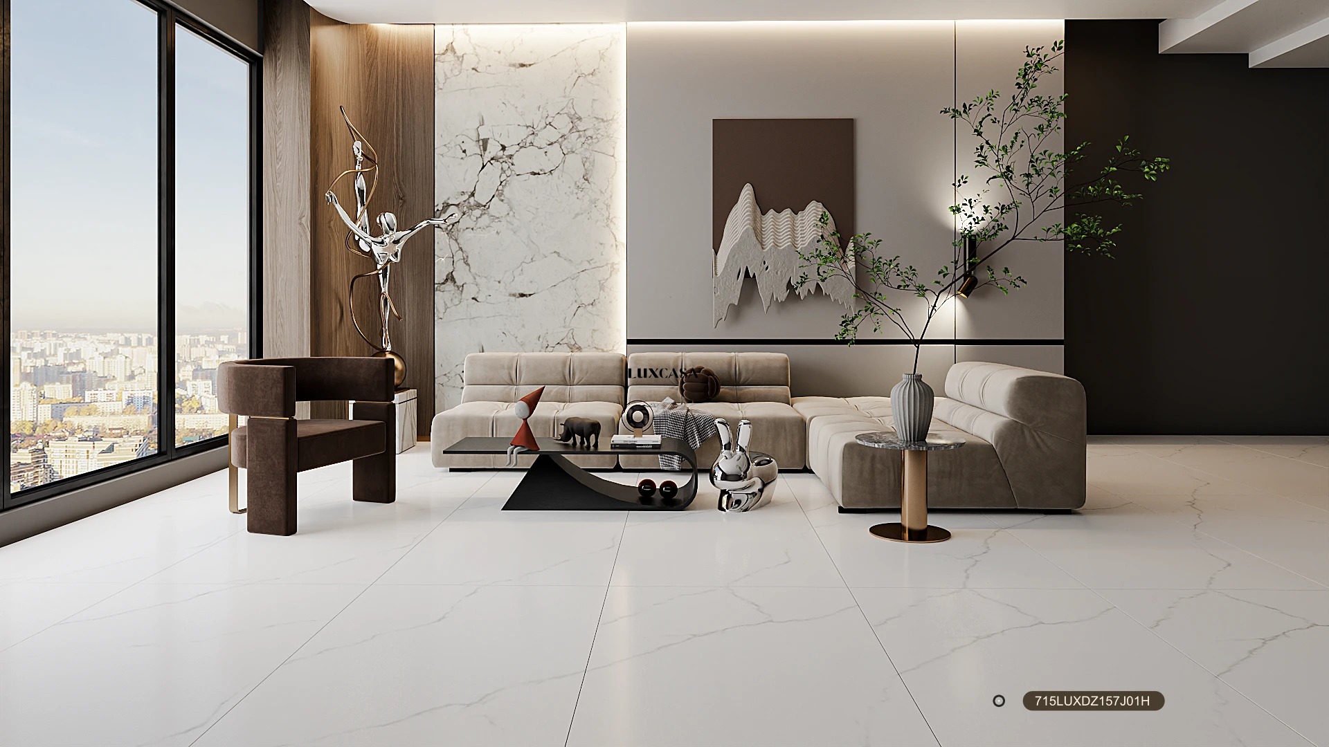 Gạch lát nền 75x150 715LUXDZ157J01H