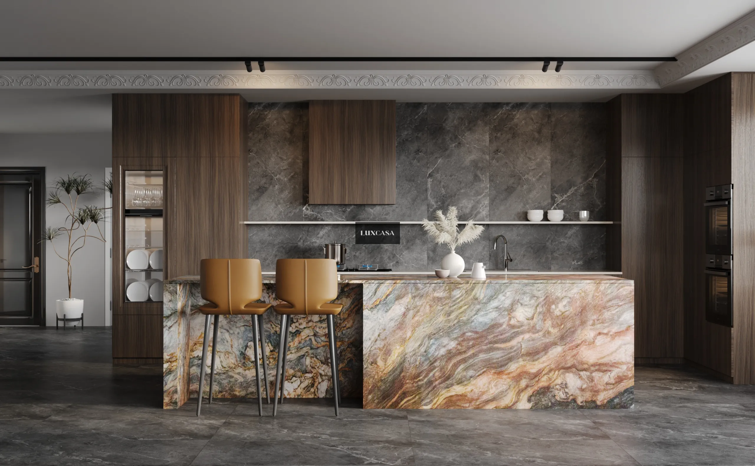 Gạch ốp bếp 60x120 612LU612N33