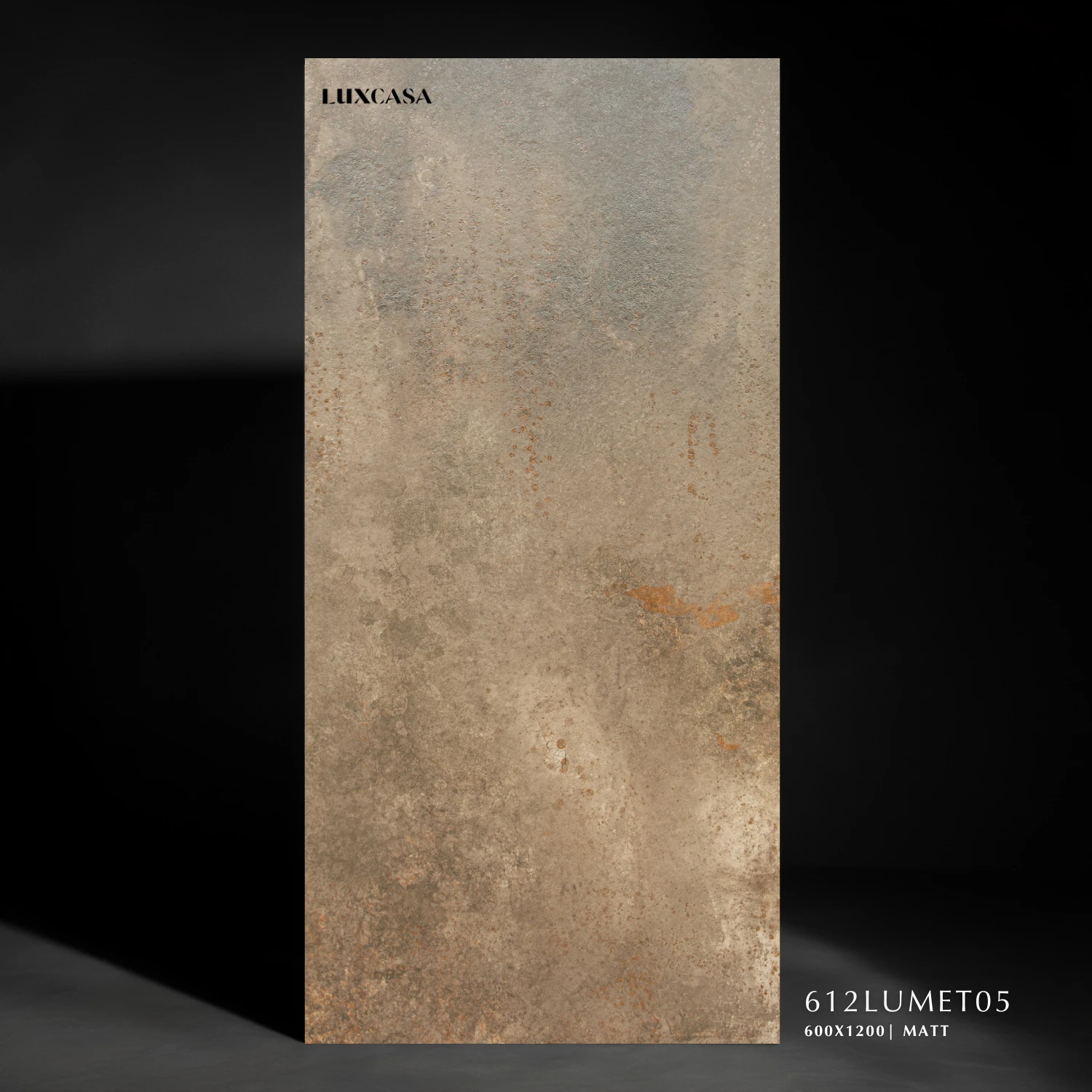 Gạch rỉ sét màu nâu 60x120 612LUMET05