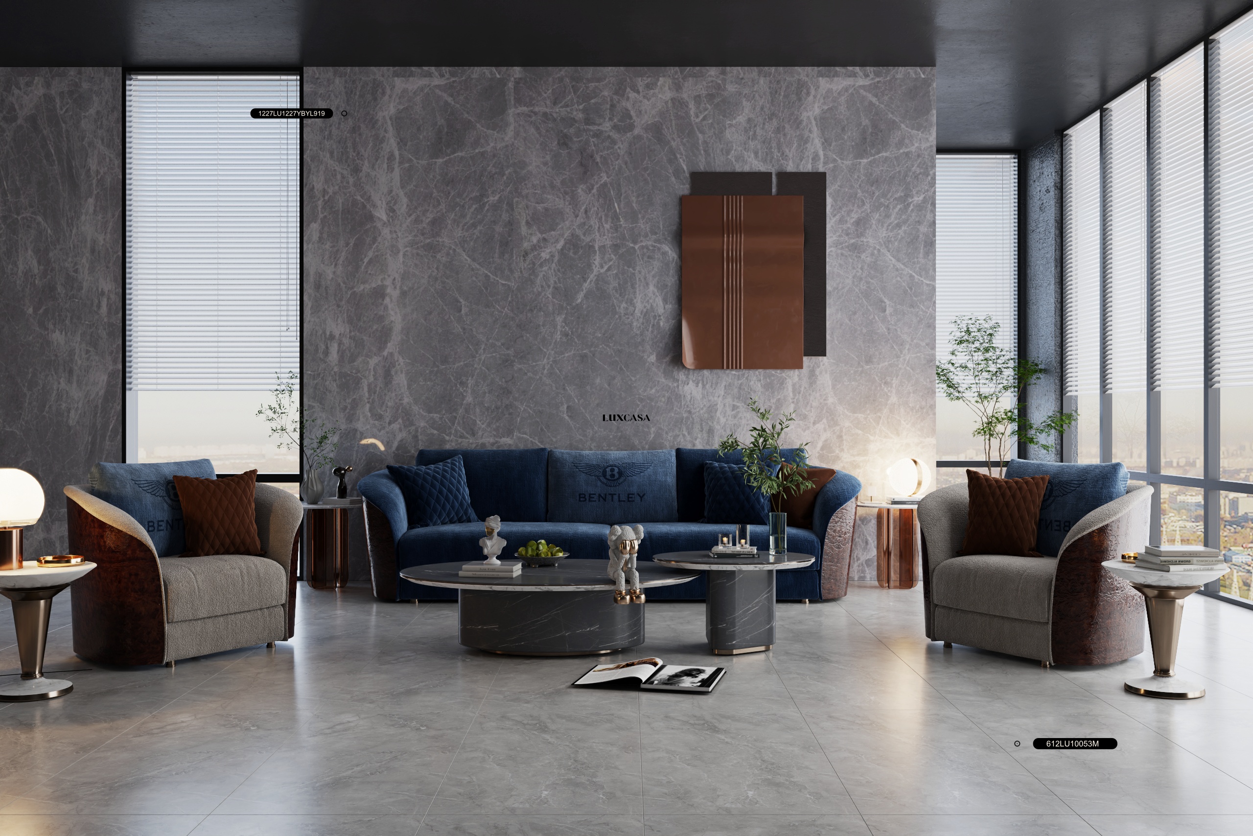 GẠCH ỐP TƯỜNG MỜ 60x120 612LU10053M