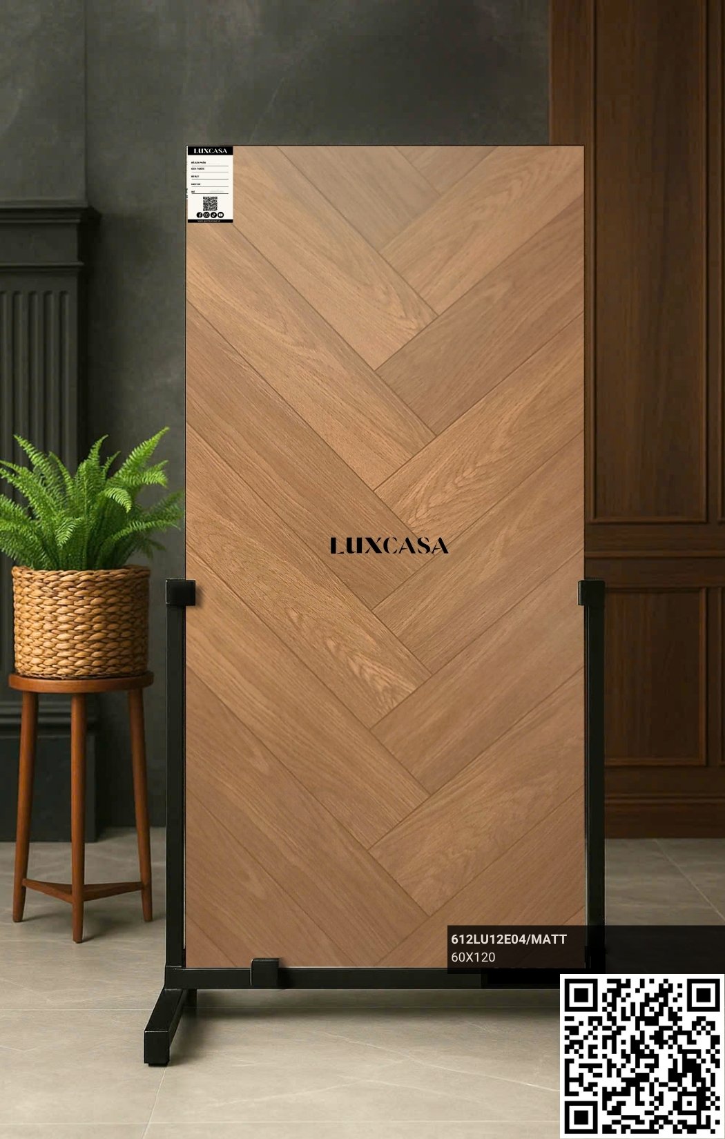 GẠCH GIẢ GỖ MỜ 60x120 612LU12E04
