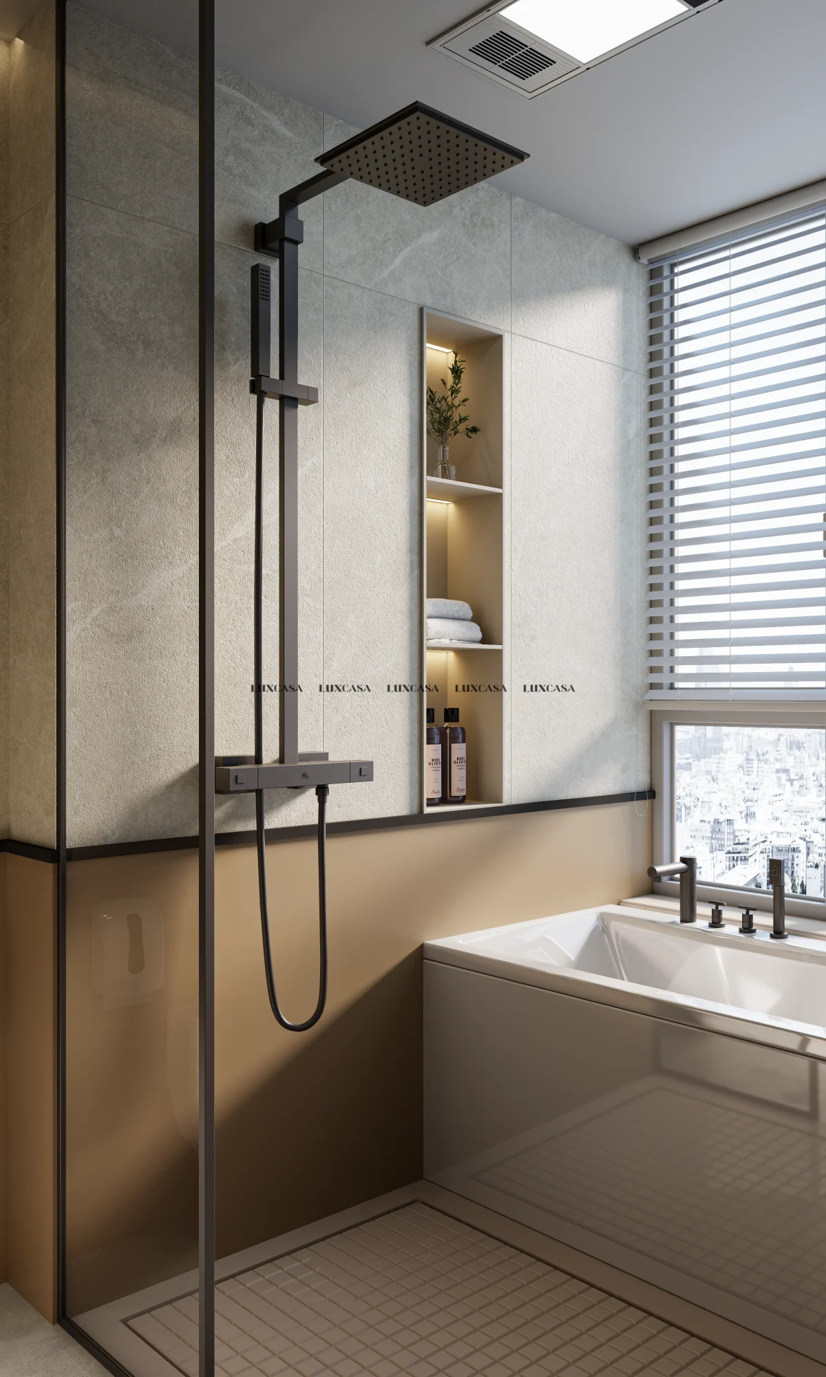 Gạch ốp wc giả đá matt 612LU26252N