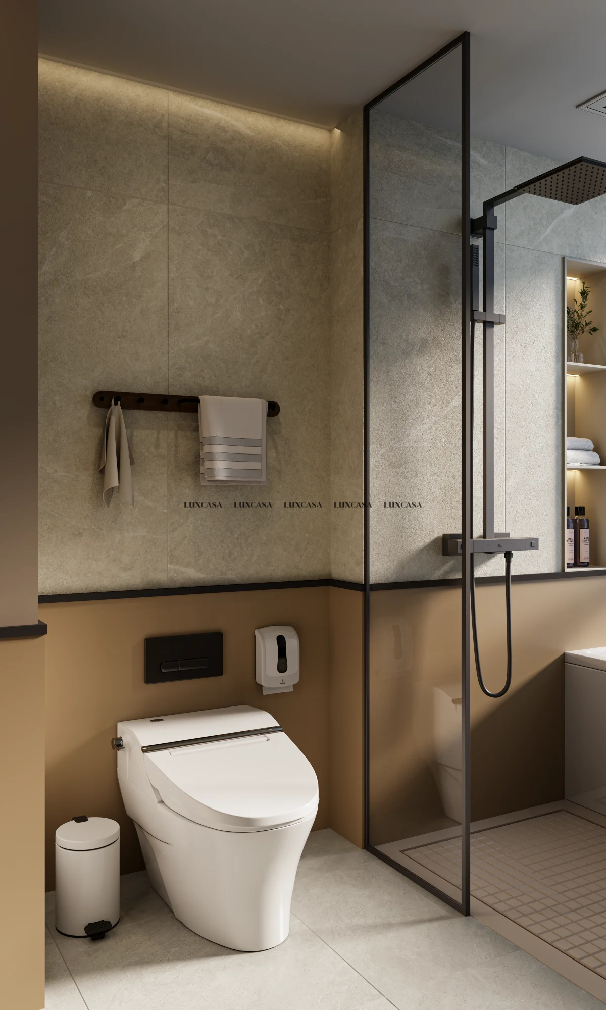 Gạch ốp wc giả đá matt 612LU26252N