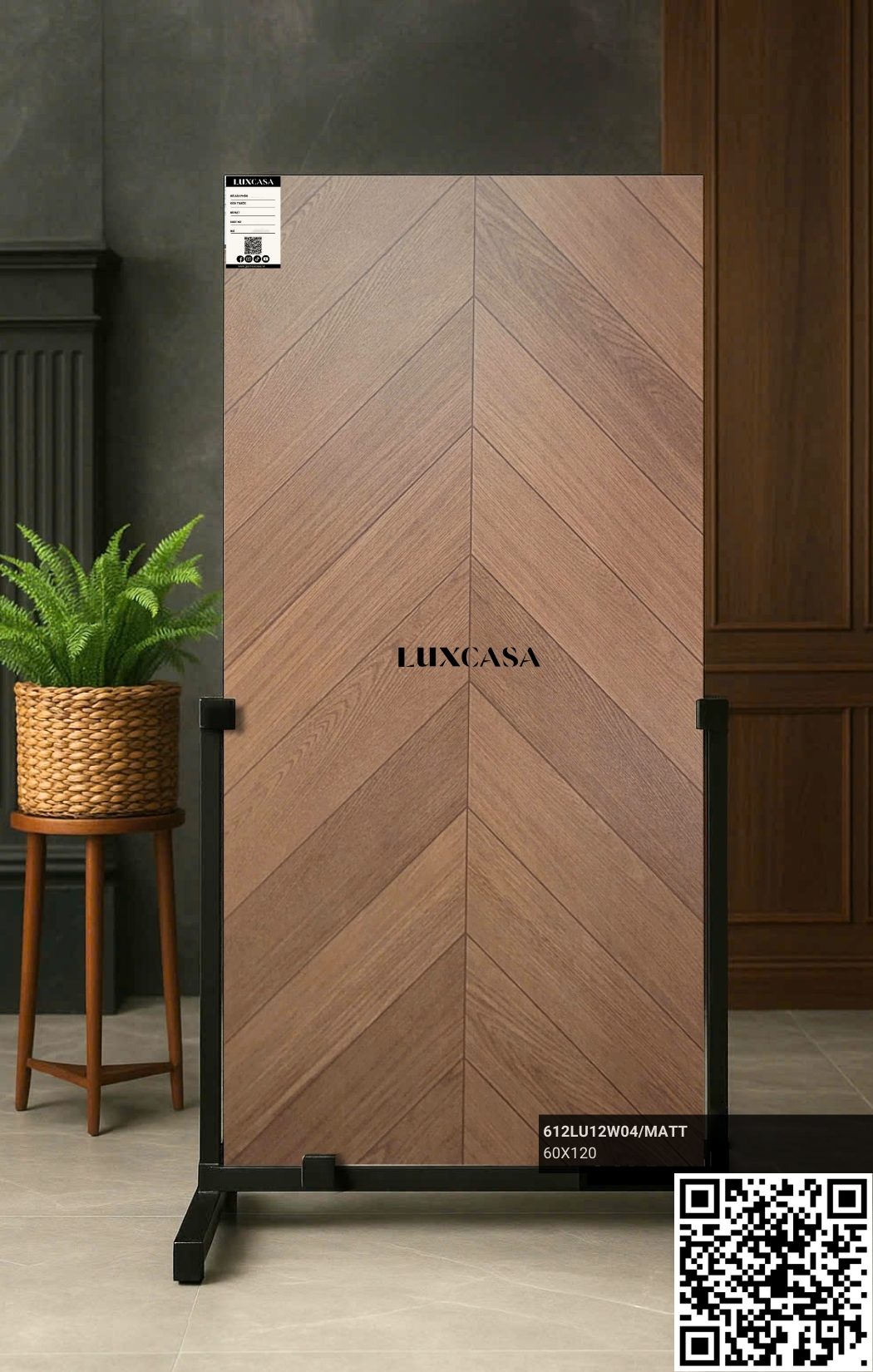 Gạch xương cá mờ 60×120 612LU12W04