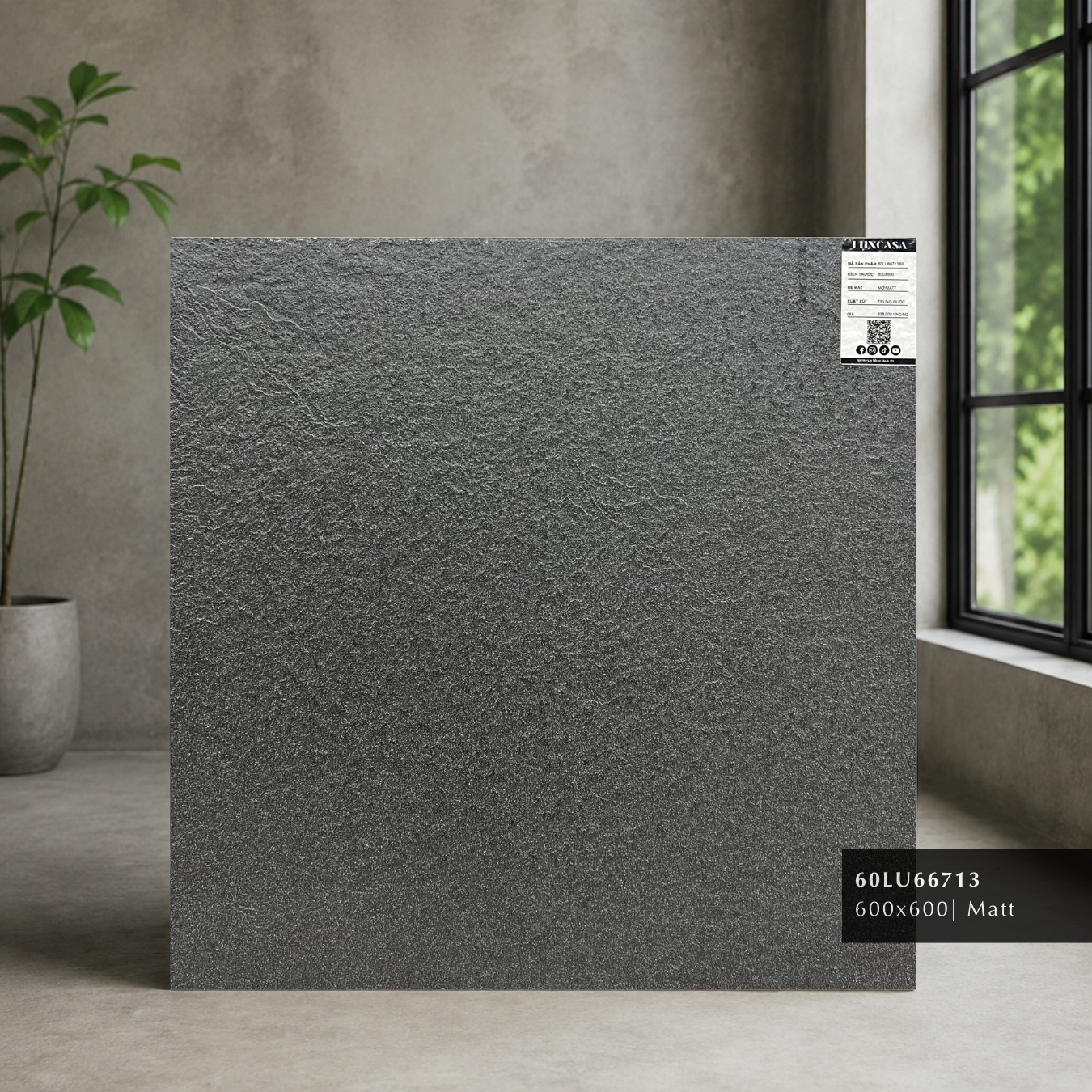 Gạch giả xi măng 600x600 60LU66713