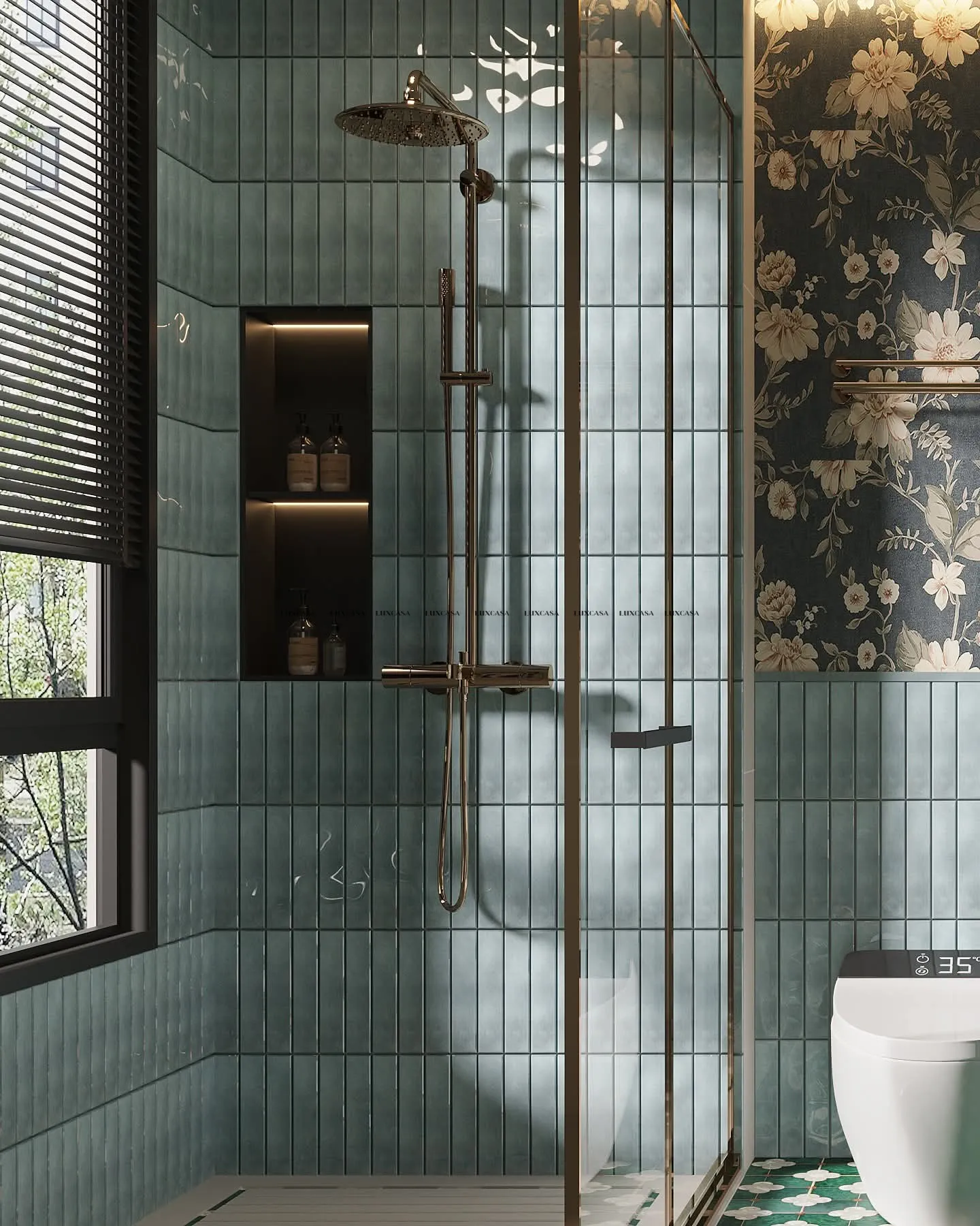 Gạch thẻ bóng gợn 7.5x30 RECTANGLE