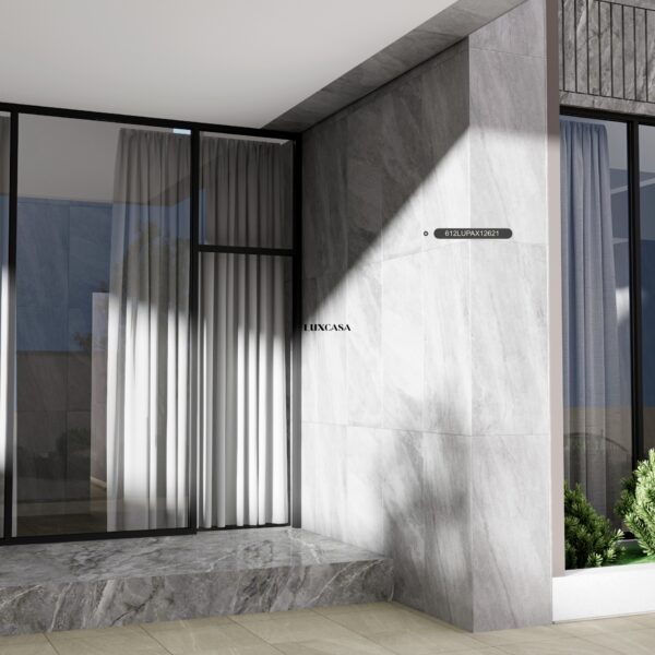 GẠCH MARBLE 60×60 LUBLT L GREY vời gạch mặt tiền 612LUPAX12621