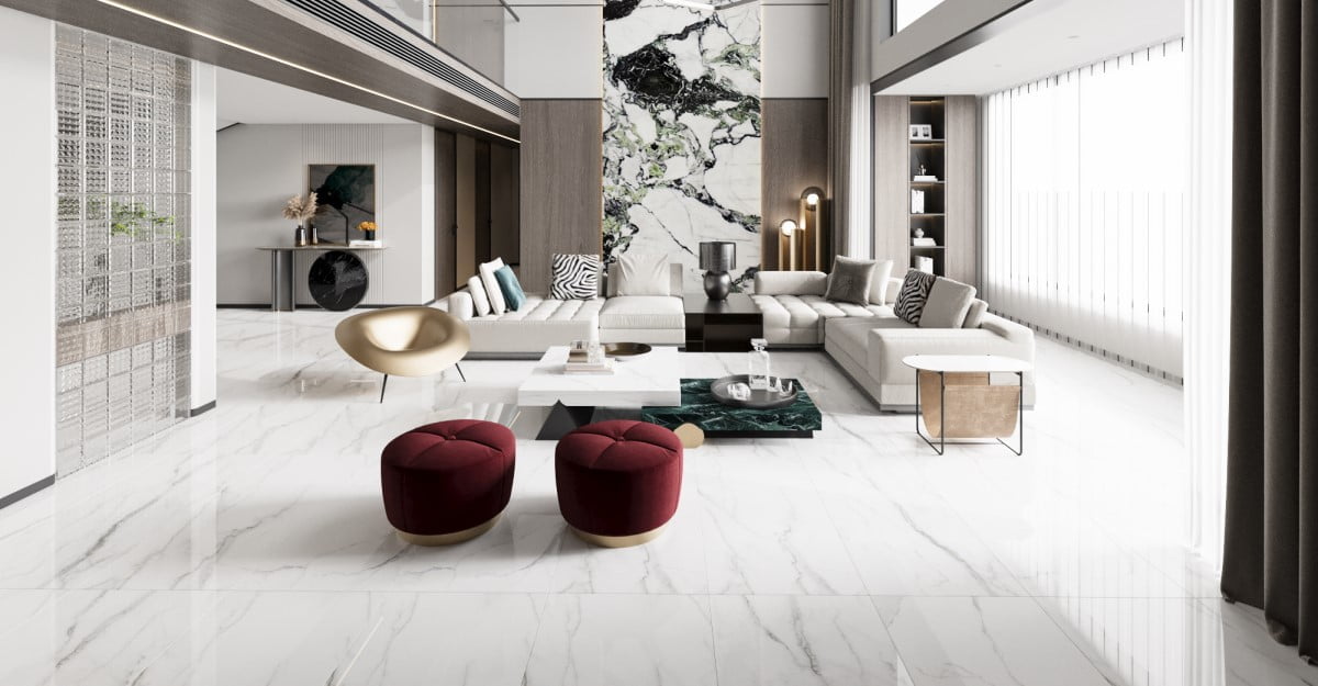 Gạch 60x120 màu trắng