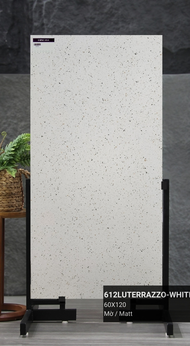 GẠCH TERRAZZO 60×120 612LUTERRAZZO WHITE