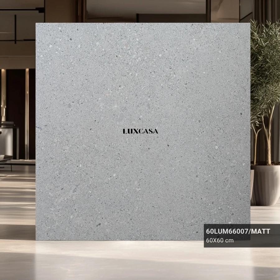 Mẫu gạch terrazzo 600×600 60LUM66007