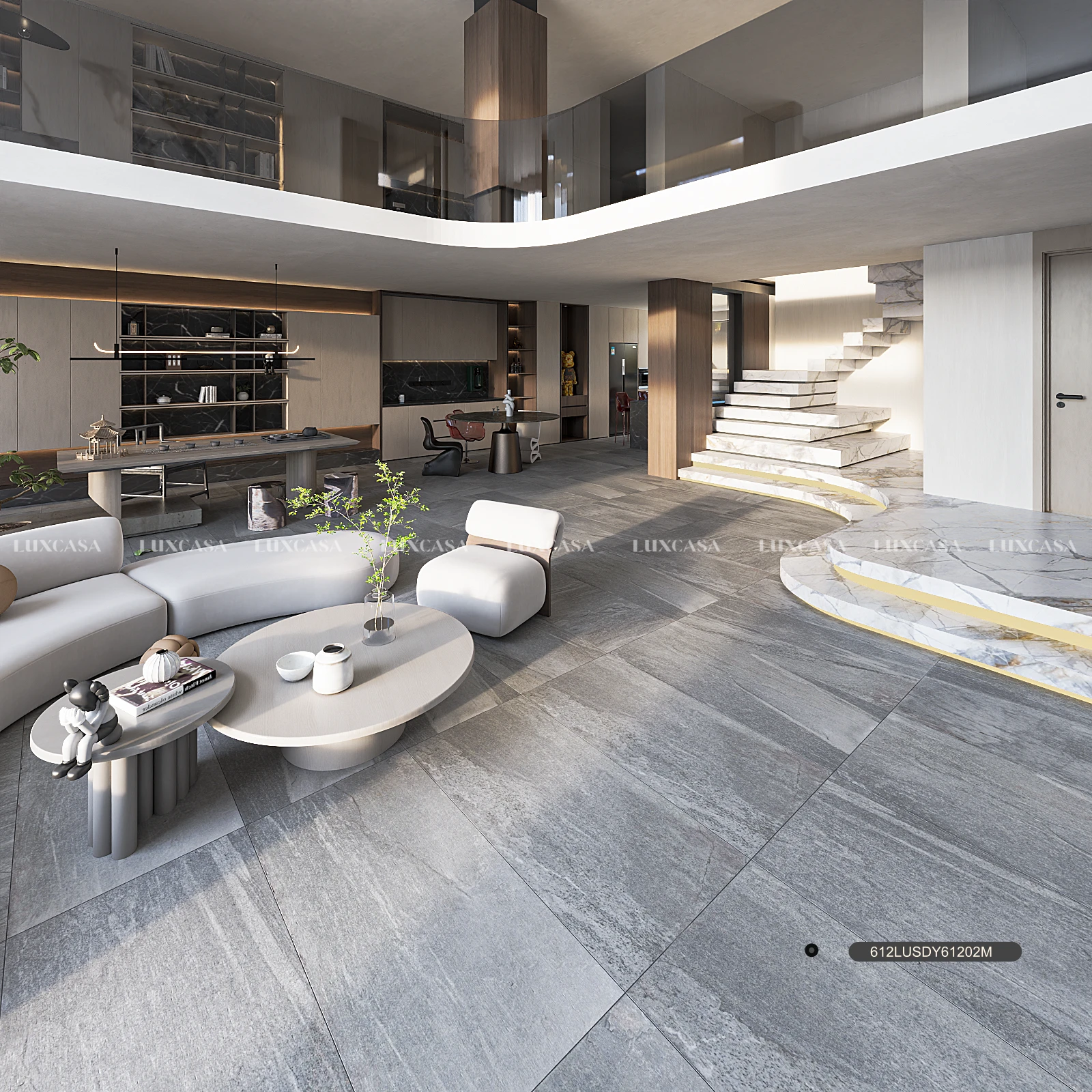 Gạch lát nền phòng khách 60×120 612LUSDY61202M