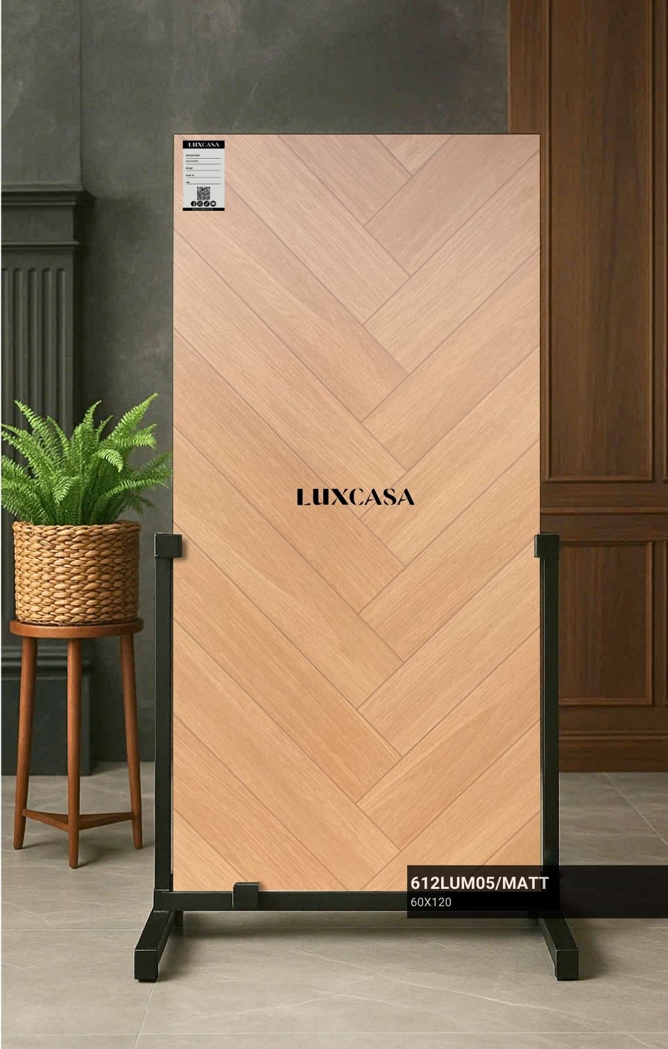 Gạch vân gỗ 600X1200 612LUM05