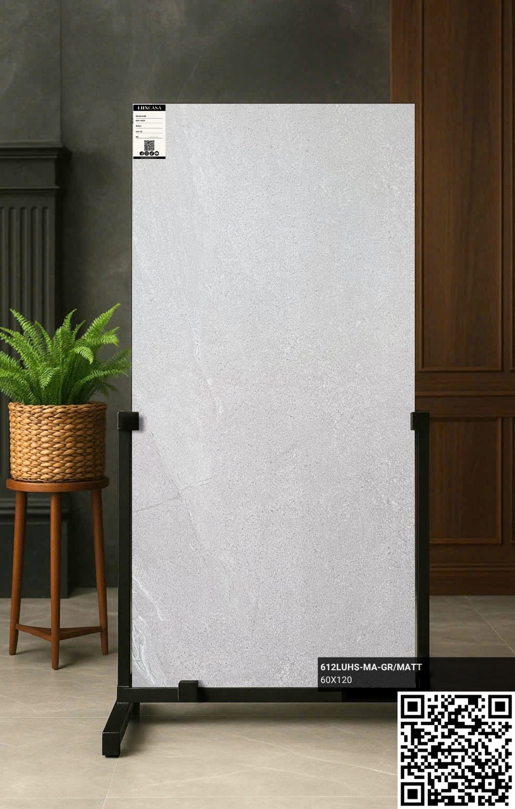GẠCH LÁT NỀN MỜ 60x120 612LUHS-MA-GR