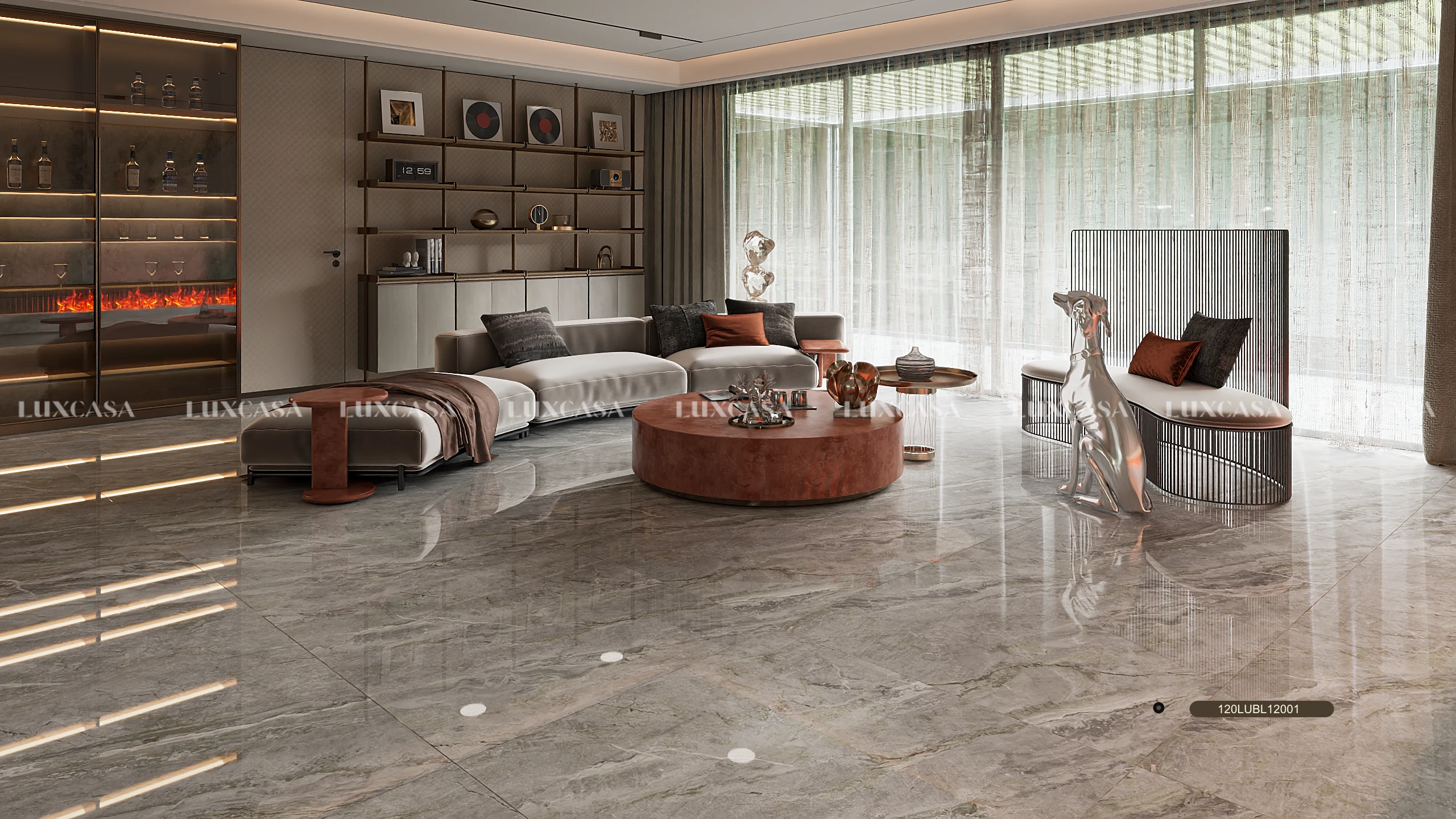 Gạch lát nền phòng khách 1200x1200 120LUBL12001