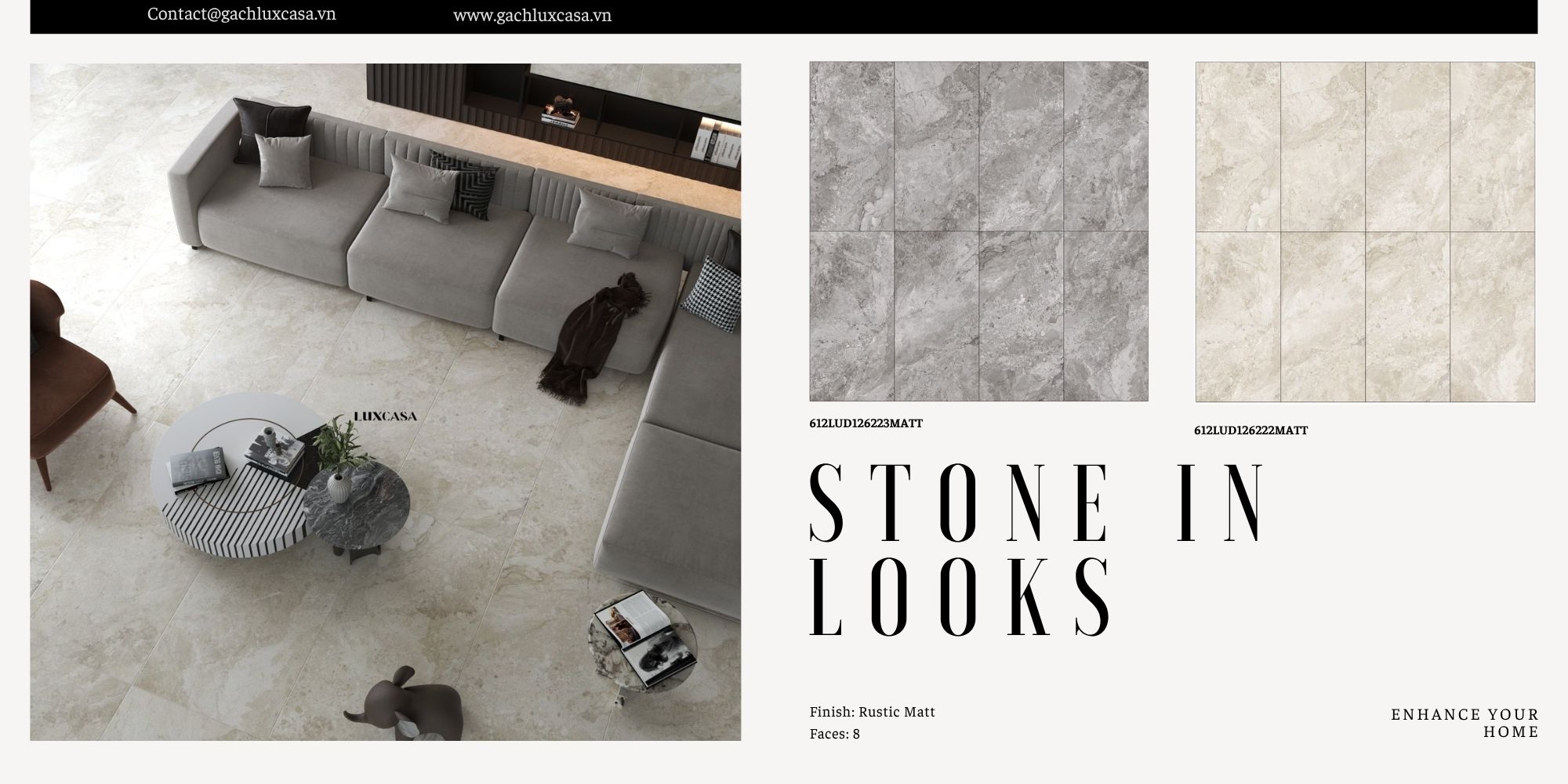 Gạch ốp tường 60×120 612LUD126222, 612LUD12623