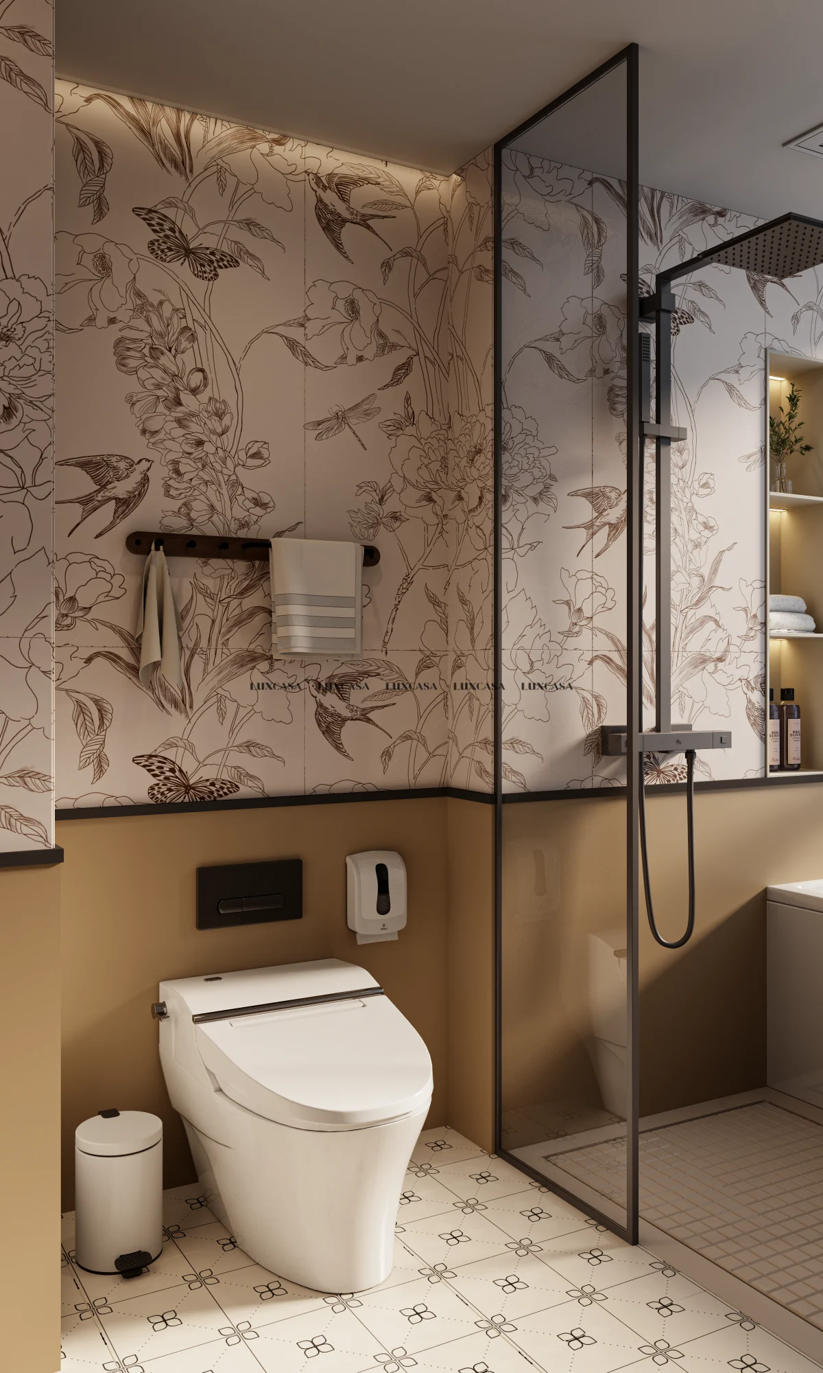 Gạch trang trí 60x120 toilet 612LU12607