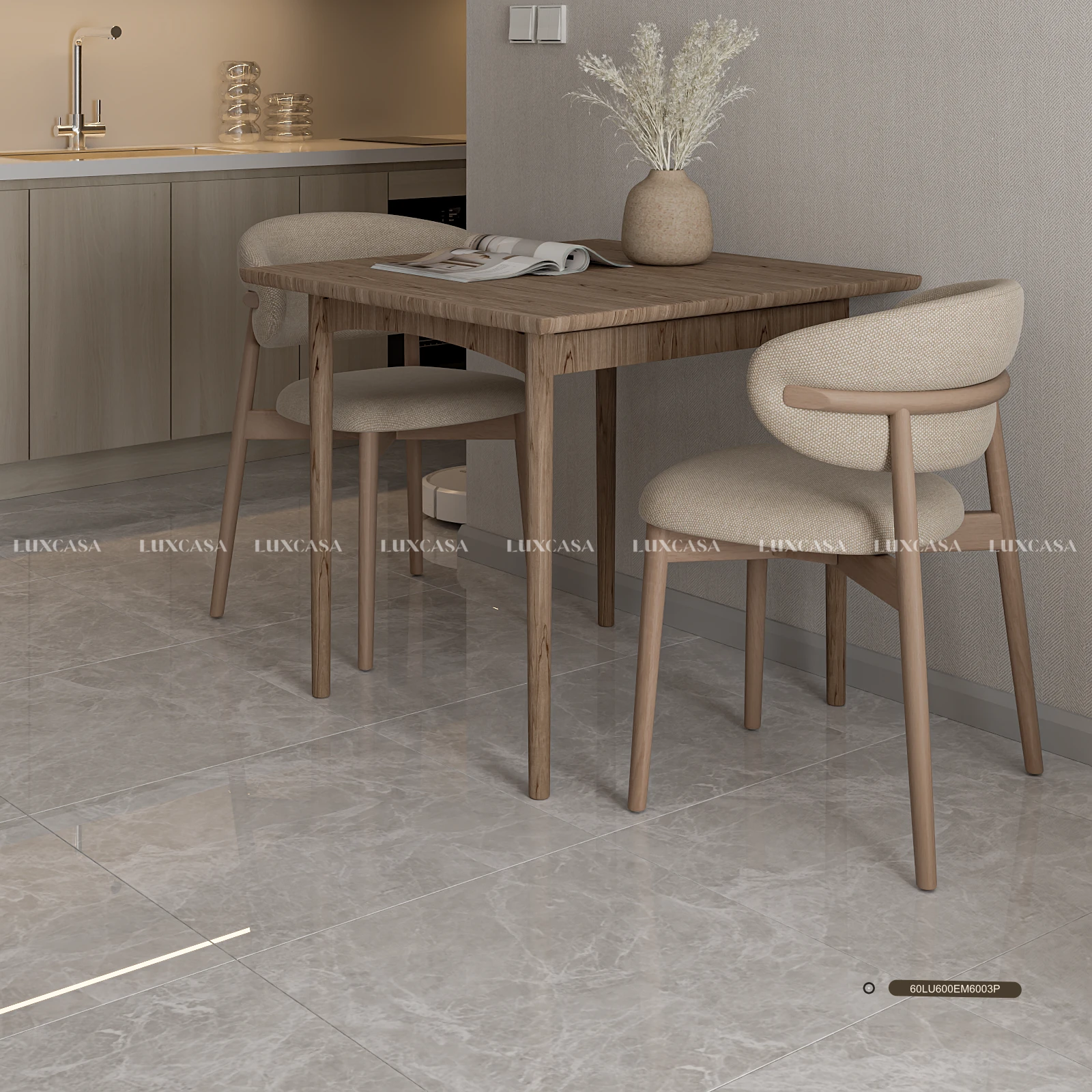 Gạch lát nền phòng khách 60x60 60LU600EM6003P