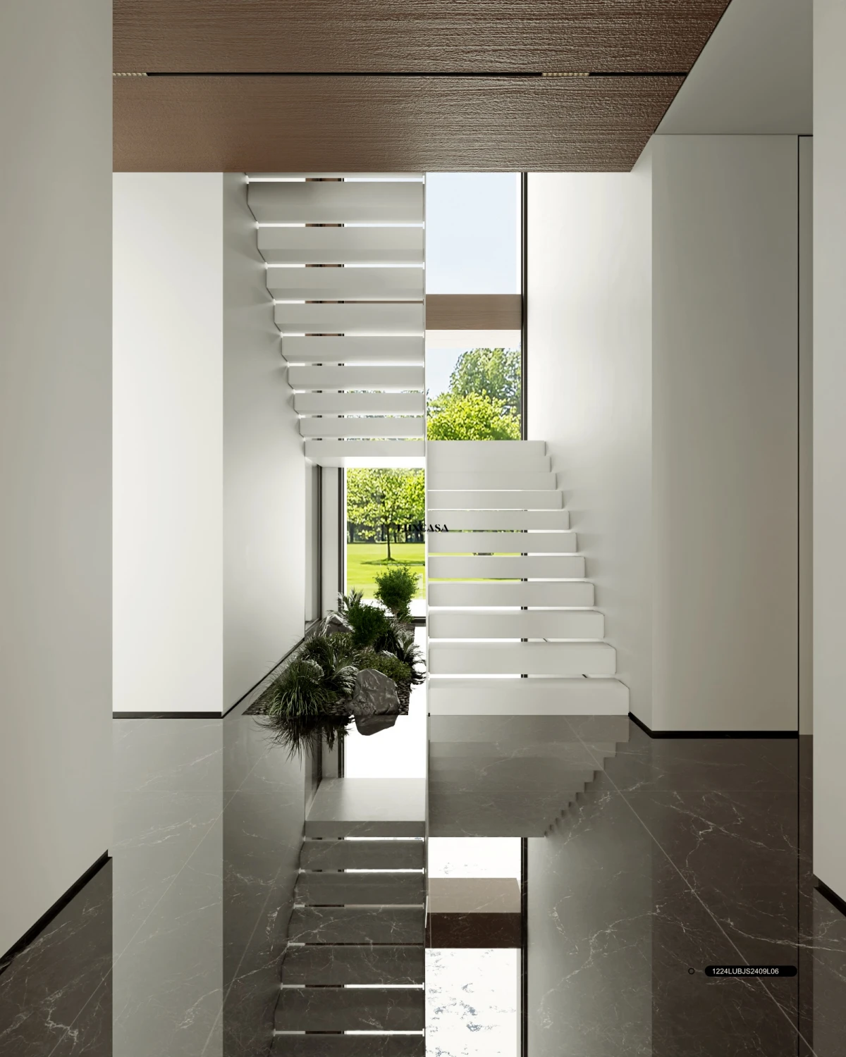 Gạch lát phòng khách 1200x2400 1224LUBJS2409L06