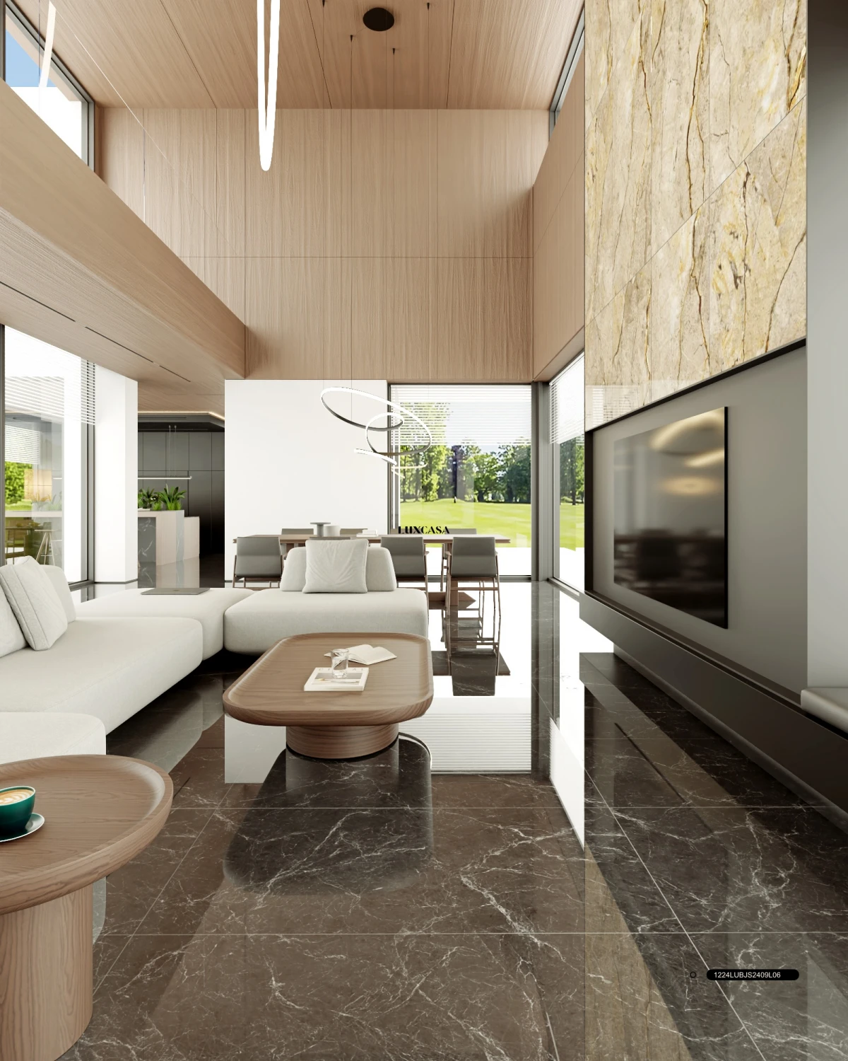 Gạch lát phòng khách 1200x2400 1224LUBJS2409L06