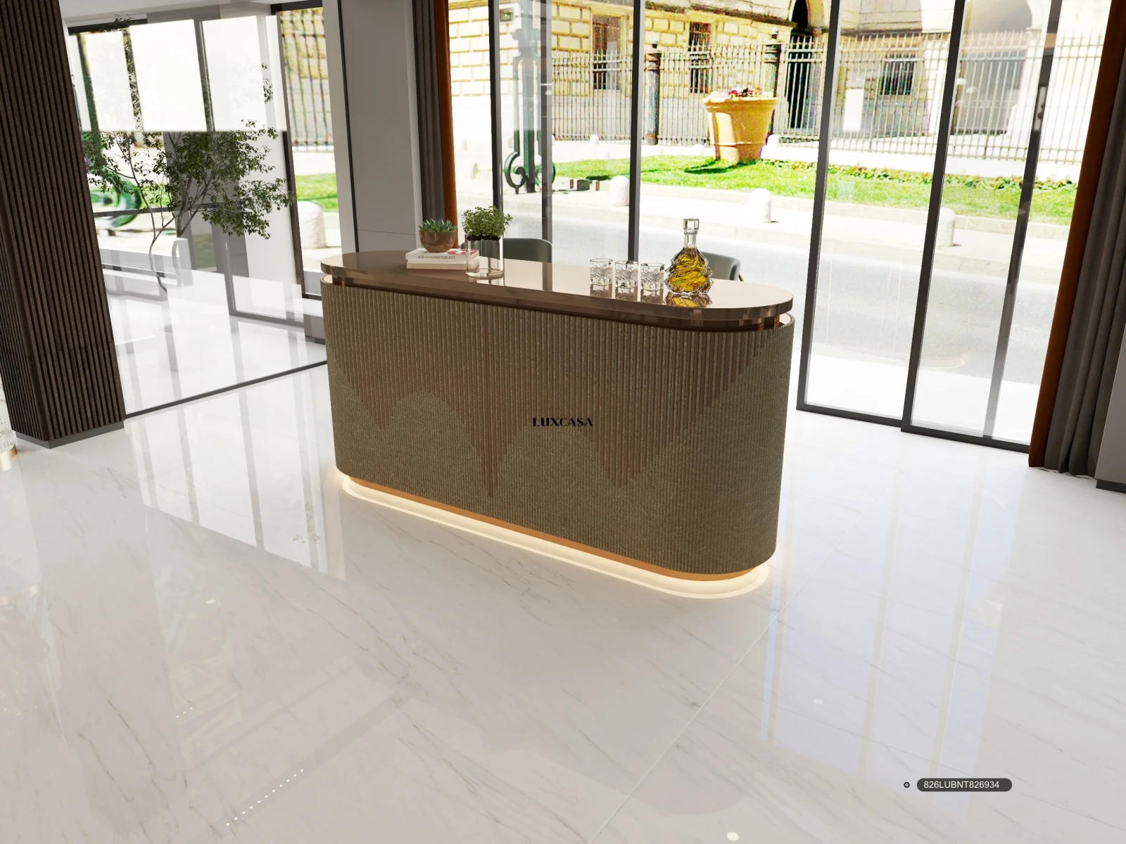 Gạch nền bóng kính khổ lớn 80x260cm 826LUBNT826934
