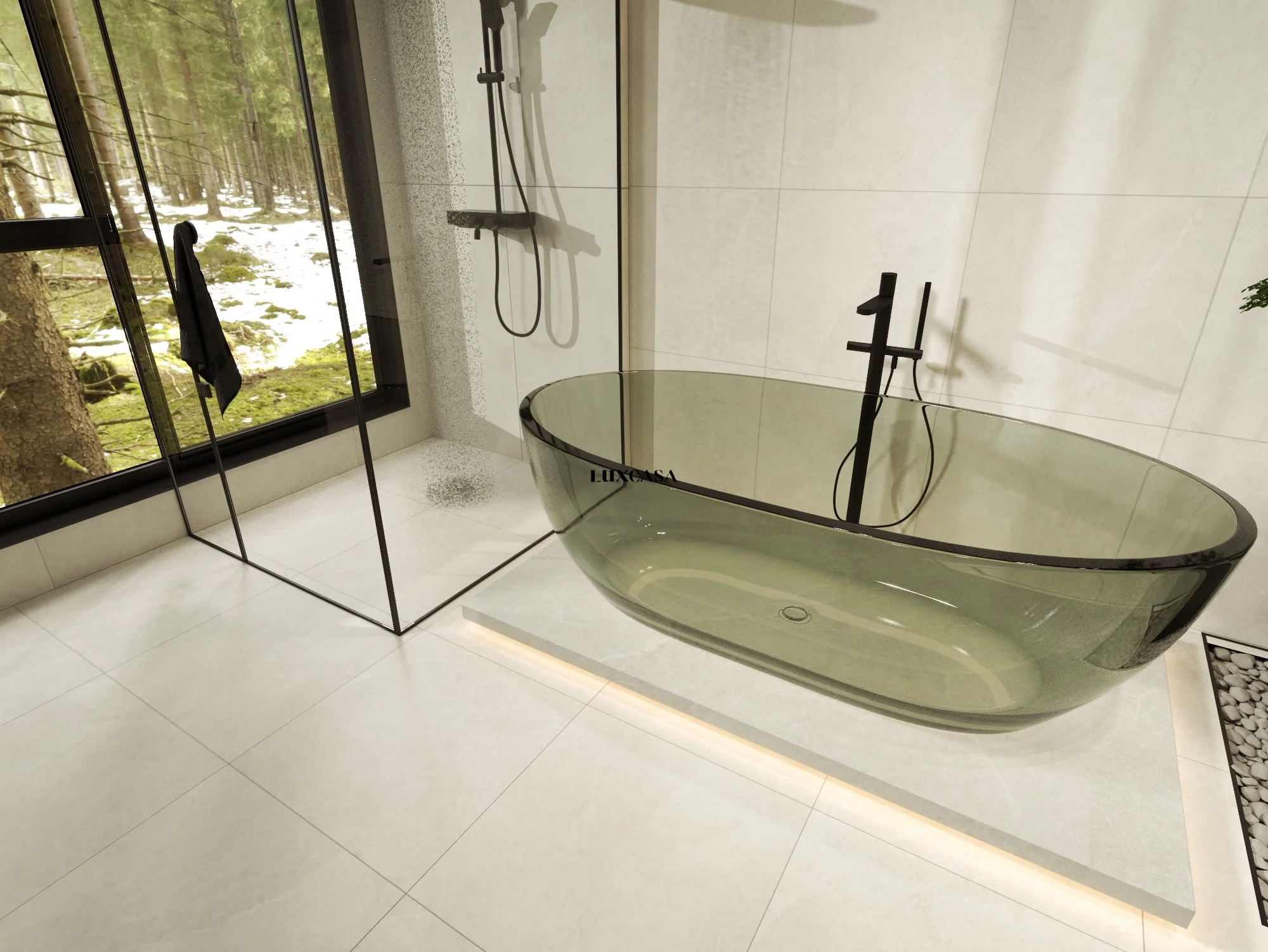 Mẫu gạch lát nền nhà tắm 60x60 60LU600IL3