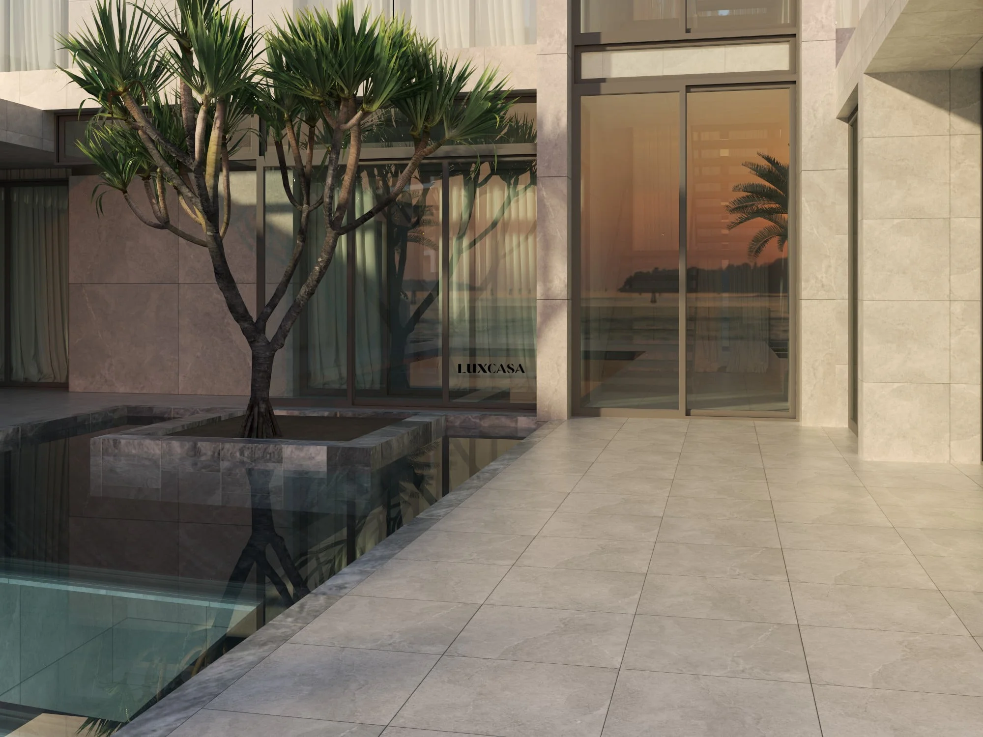 Gạch lát sân hồ bơi 60x60 60LU600IL1