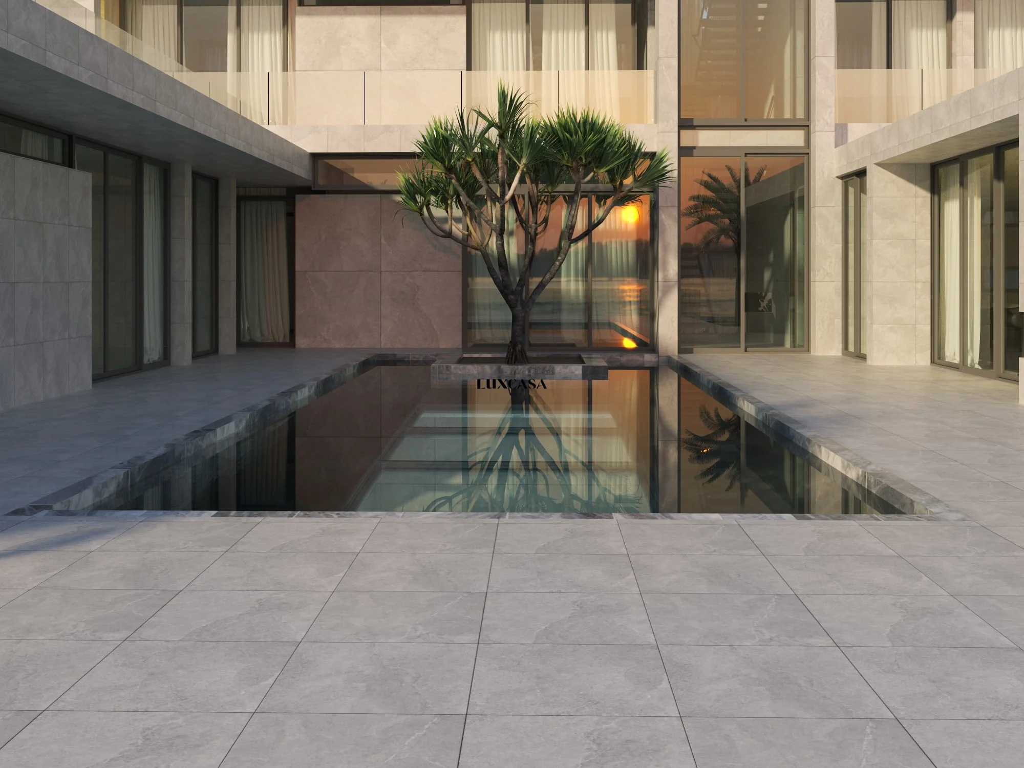 Gạch lát sân hồ bơi 60x60 60LU600IL1