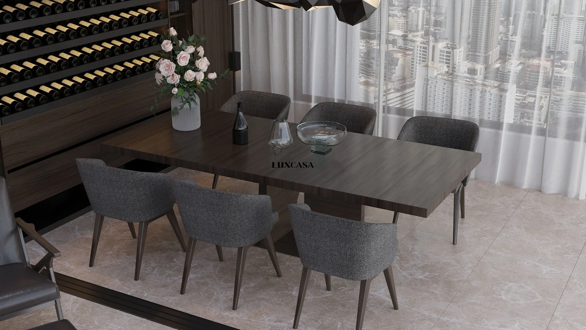 Gạch ốp nền bếp bề mặt mờ 60x60 60LU6006H