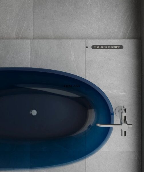 Ứng dụng mẫu gạch 60x120 612LUXQX1612K05F ốp lát nhà vệ sinh chống trơn