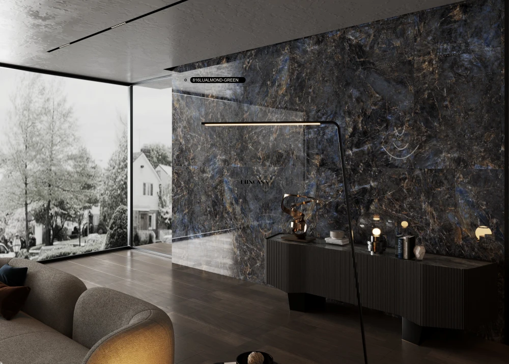 Gạch ốp tường phòng khách 816LUAL-GR