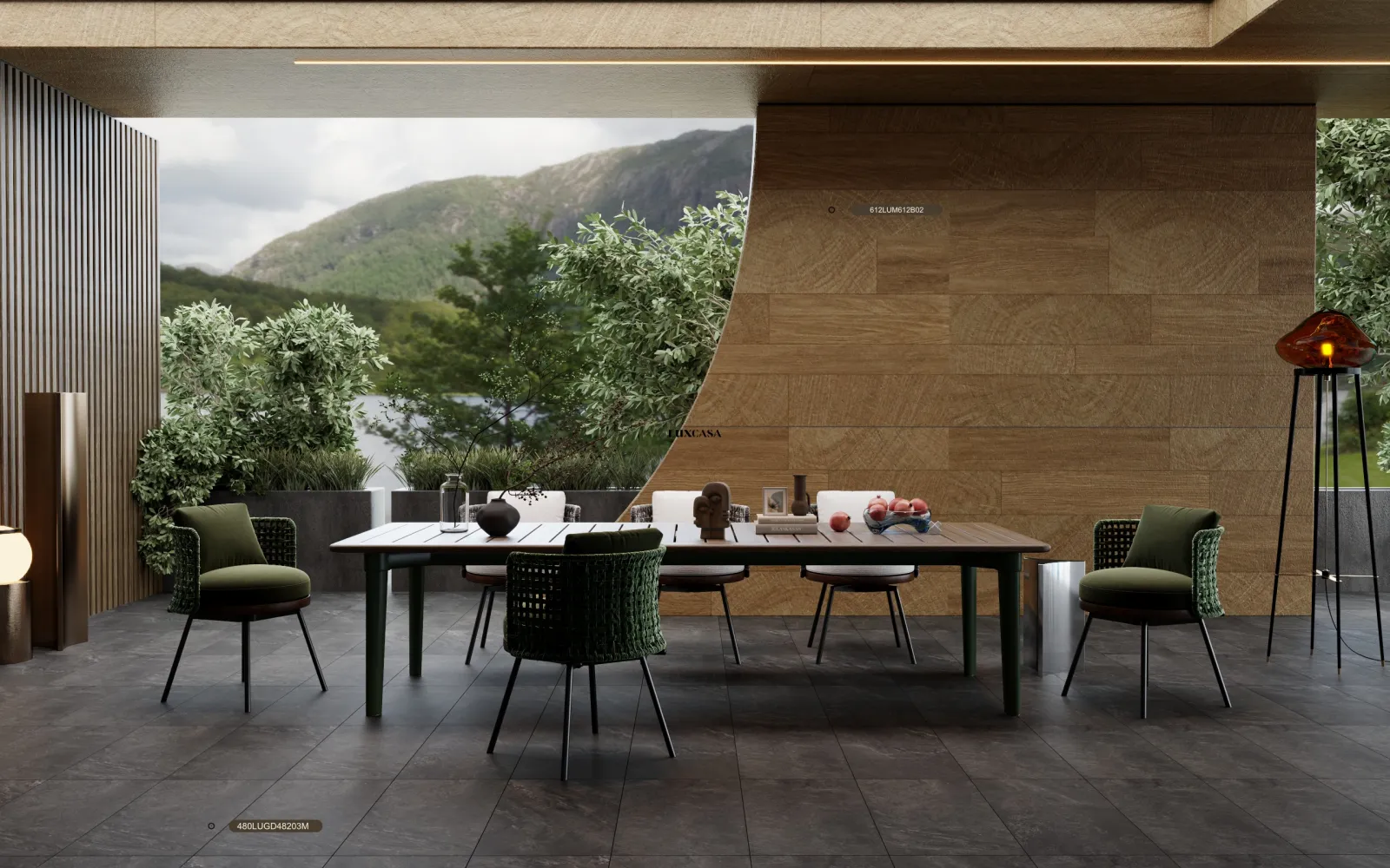 Gạch ốp nền màu xám 40X80 480LUGD48203M (2)