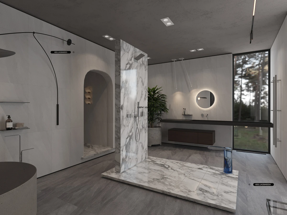 Gạch ốp nhà vệ sinh 40X80 480LUASM48004