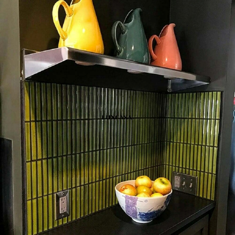 Gạch thẻ que LU092A ốp tường bếp
