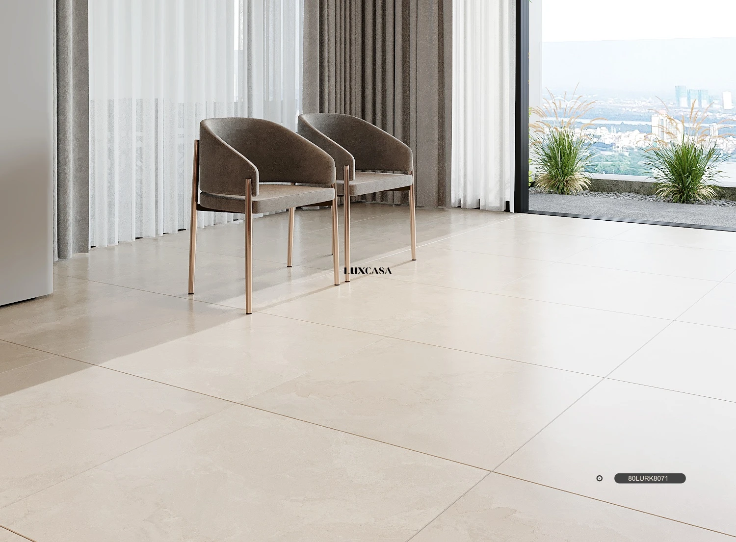 Gạch lát nền nhà 80x80 80LU8071