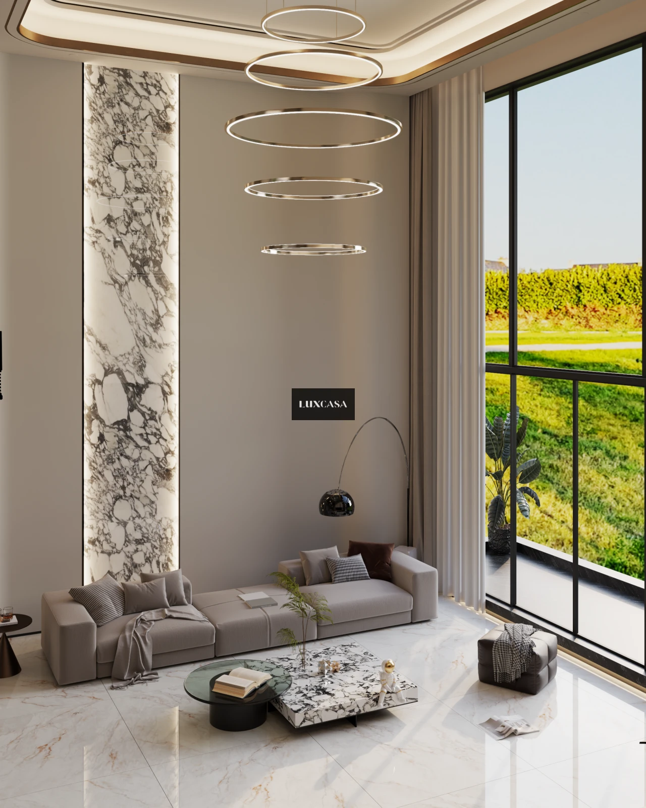 Gạch lát nền phòng khách 120x120 120LU121211