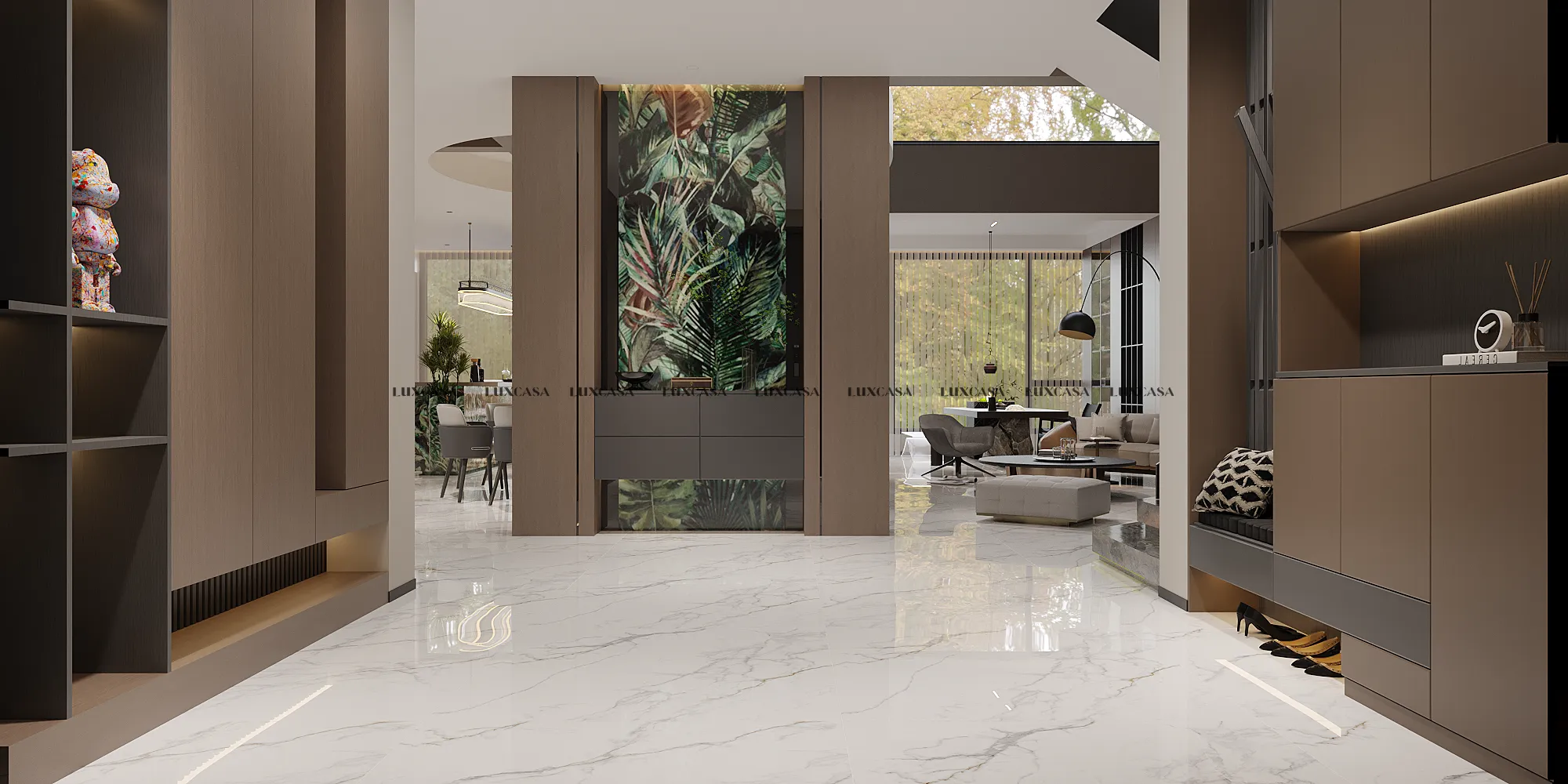 Gạch lát phòng khách 120X120 120LU121227