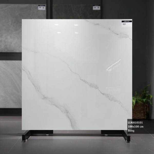Gạch 1000x1000 vân đá marble trắng LUKH10101