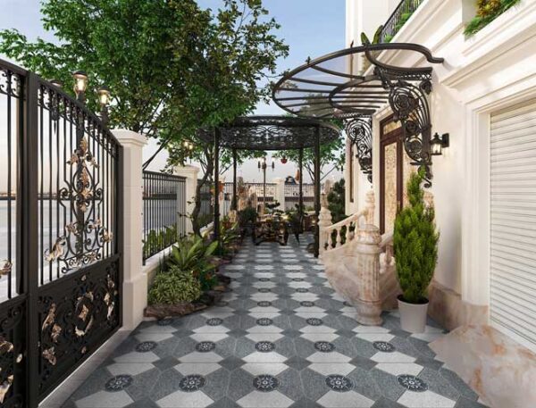 Gạch lát sân trước nhà Catalan 50×50 54015