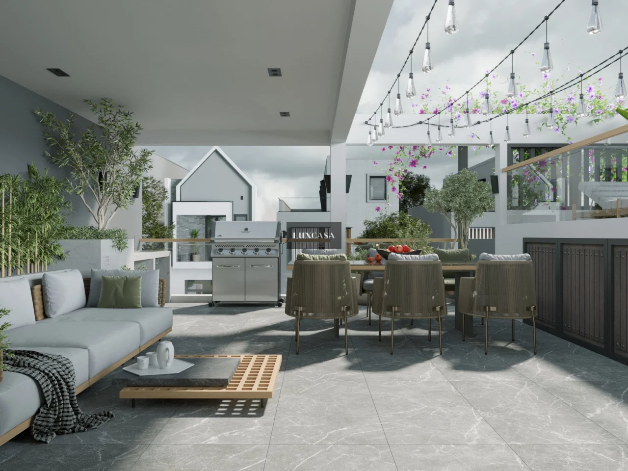 Gạch giả đá lát sàn chống thấm