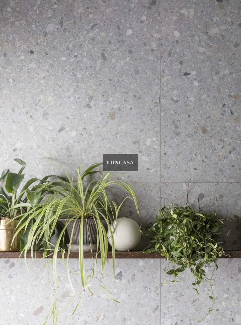 Gạch giả đá mài terrazzo ốp ngoại thất