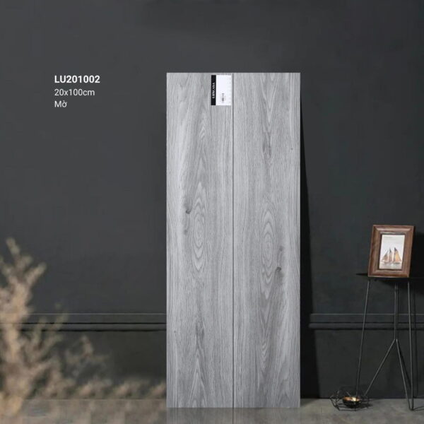 Gạch giả gỗ màu xám nhám 210LUKA201002