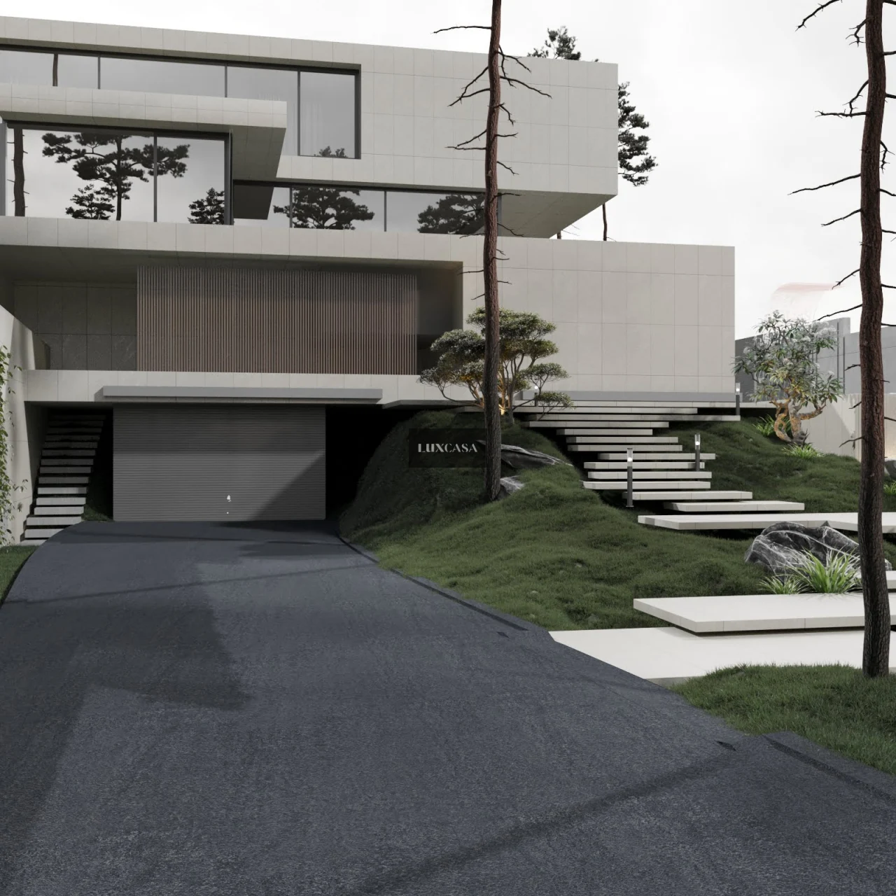 Mẫu gạch giả đá ốp tường ngoài trời đẹp