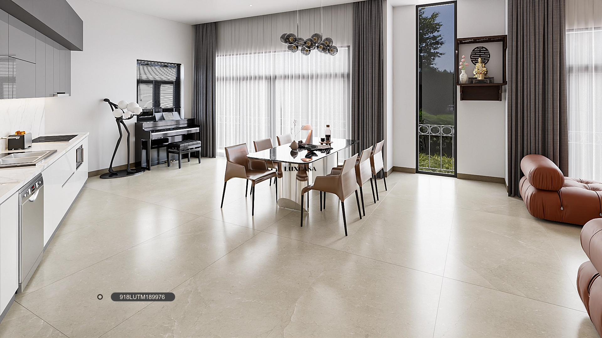 Gạch lát sàn chính khổ lớn 90×180 918LUTM189976