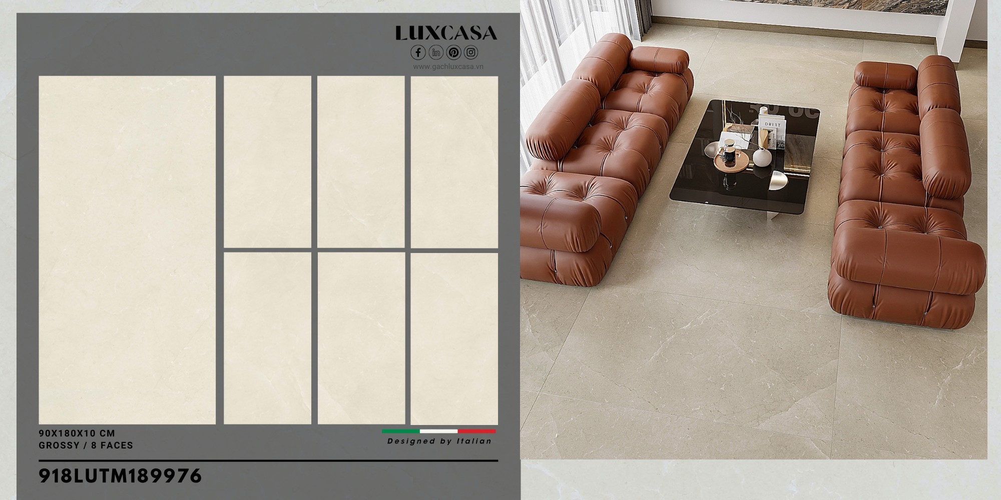 GẠCH KHỔ LỚN 90×180 918LUTM189976